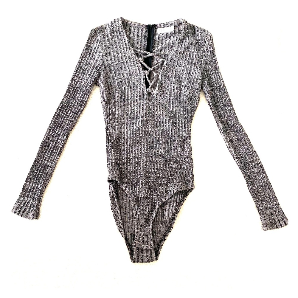Ribbed Long Sleeve Bodysuit